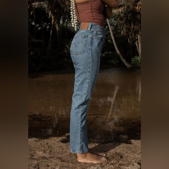 Levi’s 501 Original Distressed Denim Jeans Athens Crown Holes - Picture 3 of 16